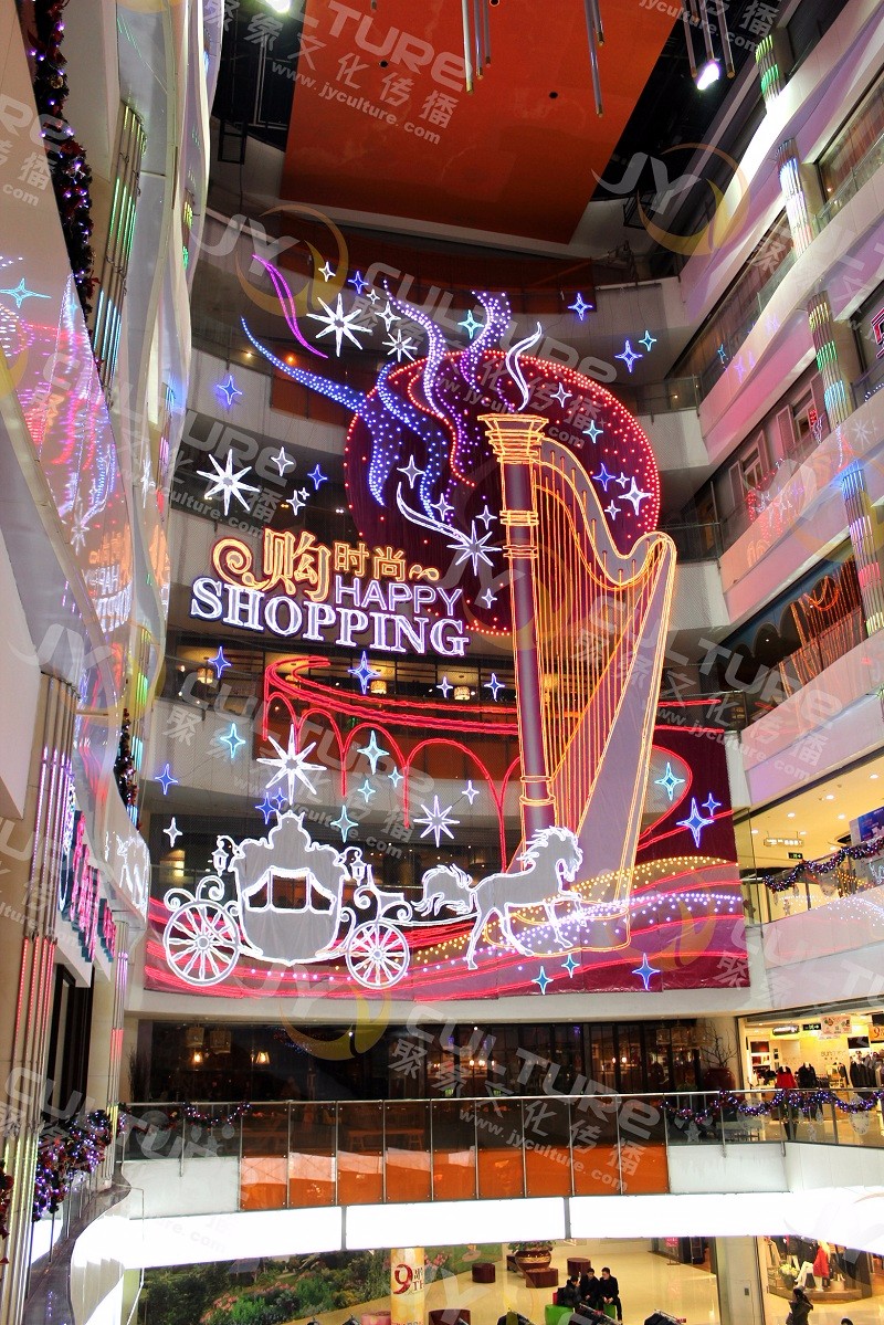 商场中的主中庭 - 美篇